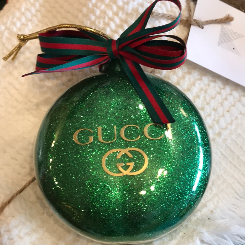 Gucci glass ornament